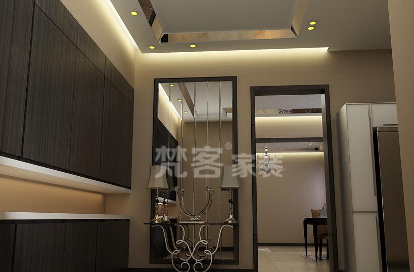 天津天鵝湖1號戶型圖,梵客家裝打造溫馨現代簡約風格